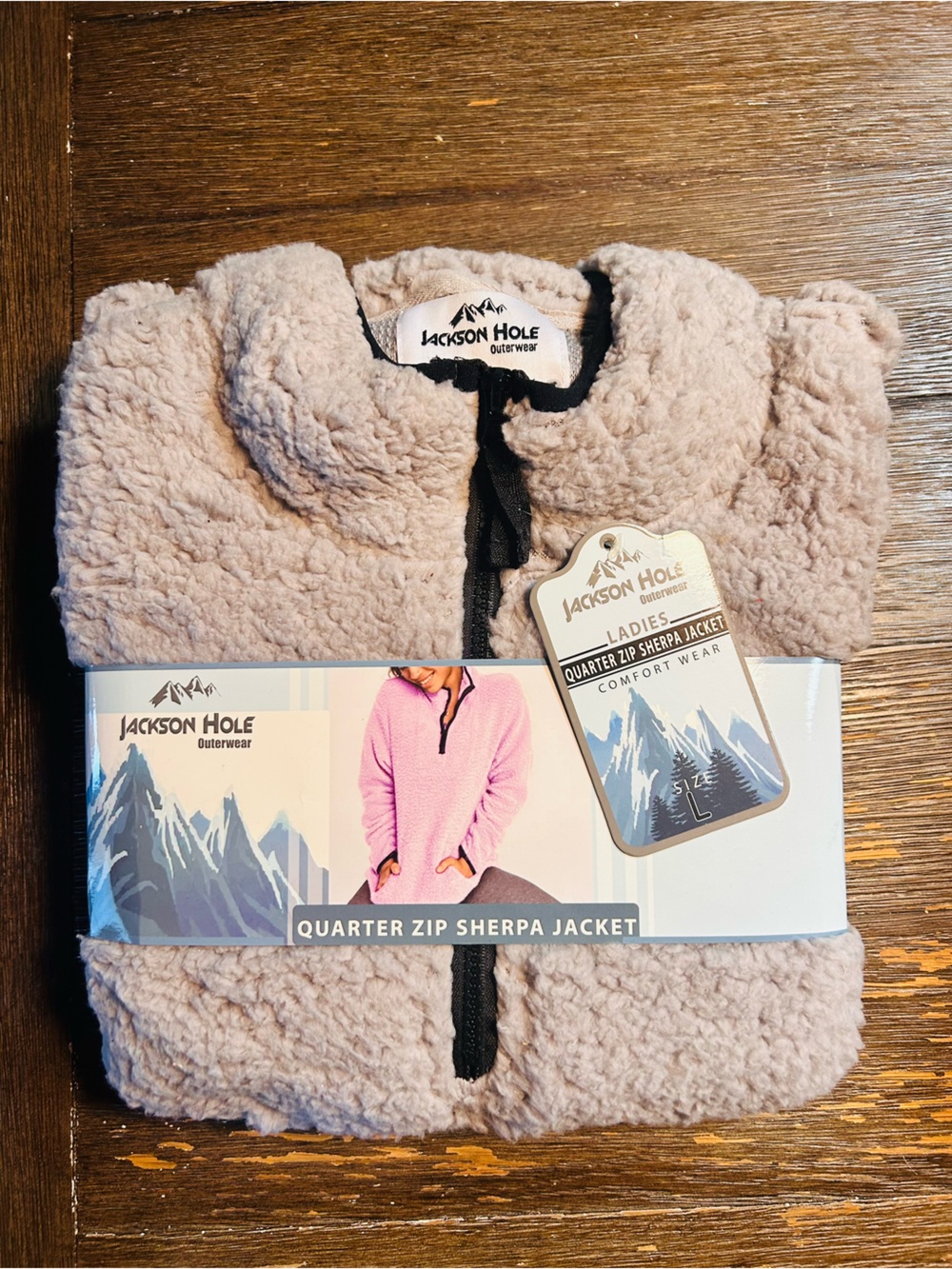 NWT Jackson hole quarterzip sherpa pullover size large